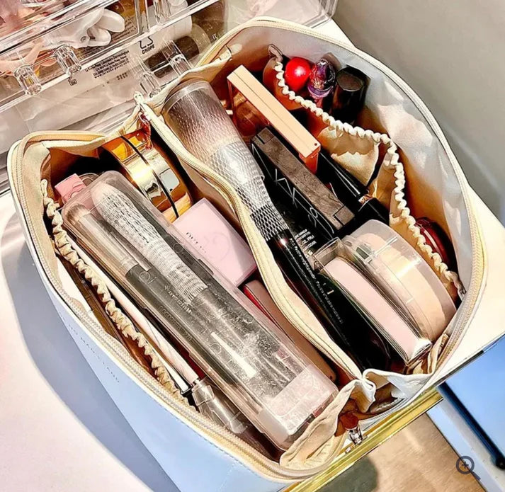 Leather Makeup Pouch