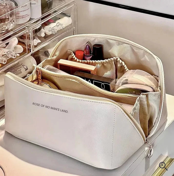 Leather Makeup Pouch